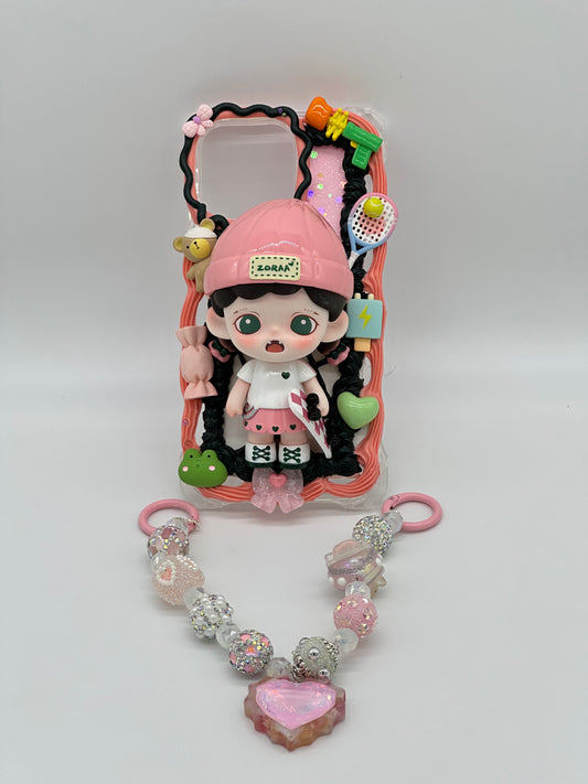 Zoraa-Mischief Diary - Skateboard Chic (with handcrafted chain)